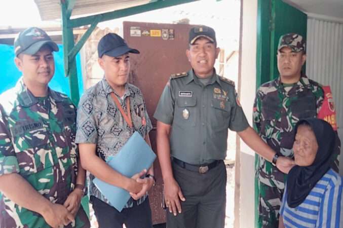 Kasdim 0816/Sidoarjo Mayor Chb Suprianto bersama dengan tim Dinas PU Cipta Karya, Provinsi Jawa Timur, pada hari Selasa, (18/7/2023) melaksanakan kegiatan monitoring dan evaluasi