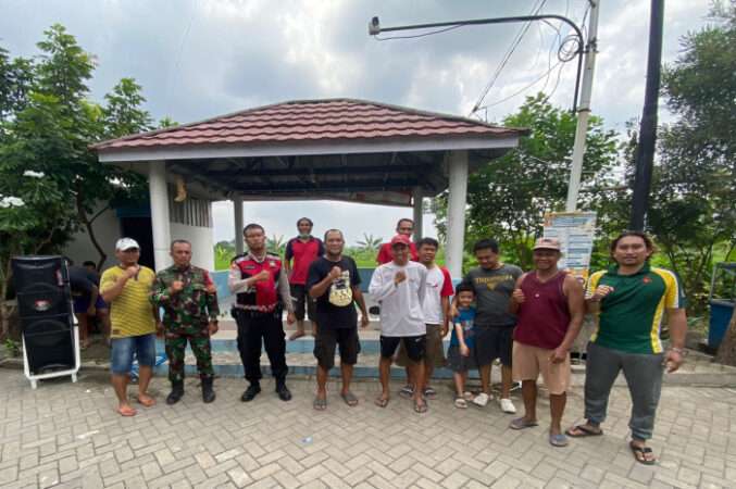 Kerja Bakti Bersama TNI-Polri dan Warga Desa Sukodono Antisipasi Bencana Hidrometrologi